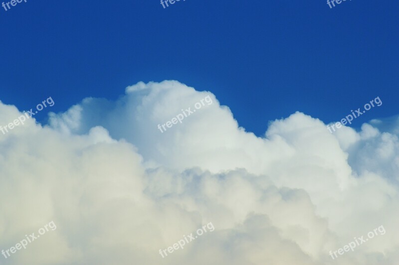 Clouds Sky Cumulus Clouds Blue Clouded Sky