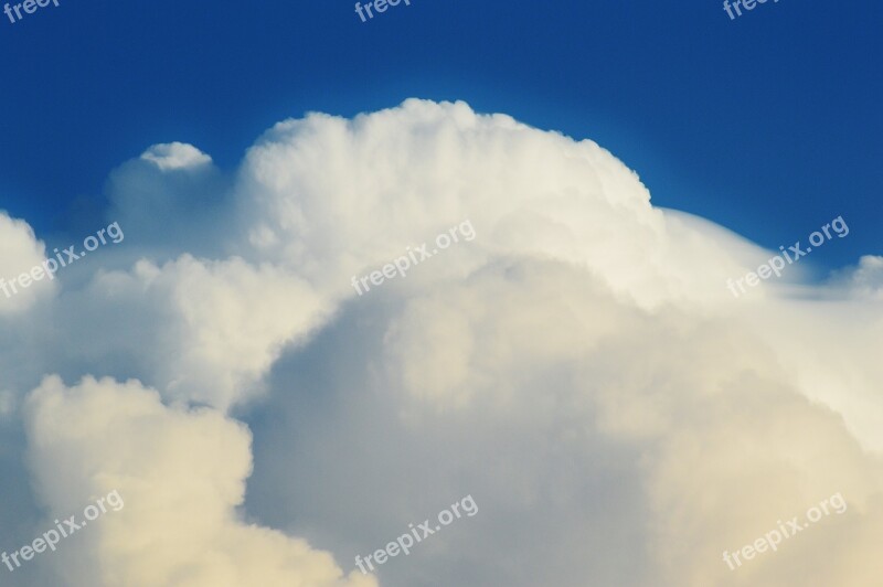 Clouds Sky Cumulus Clouds Blue Clouded Sky