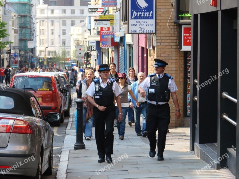 Liverpool Streets Merseyside Police Free Photos