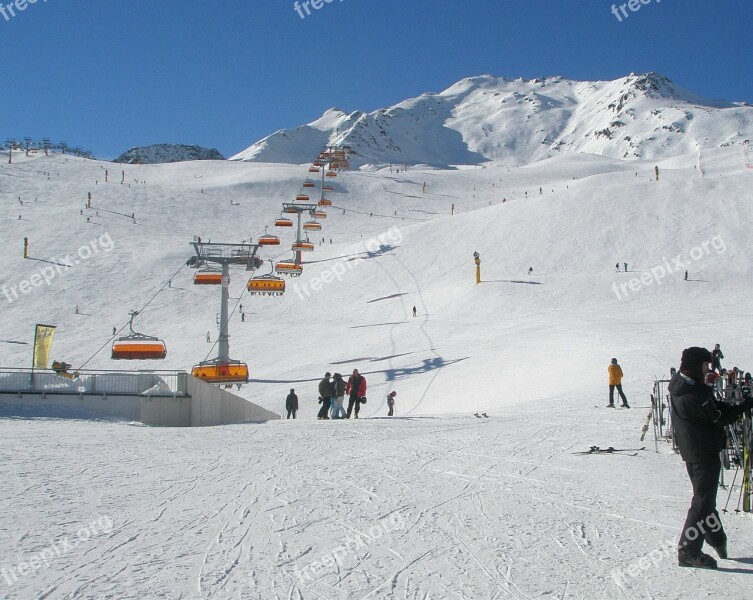 Solden Winter Ski Snow Piste