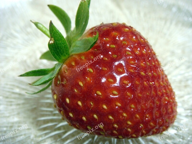 Strawberry Fruit Food Healthy Fresh