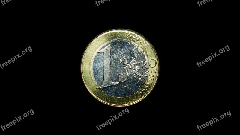 Euro Euro Crisis Money Loose Change Coins