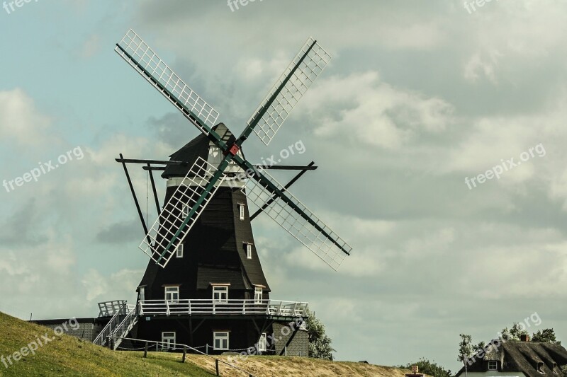 Mill Gallery Dutchman Windmill Pellworm Island