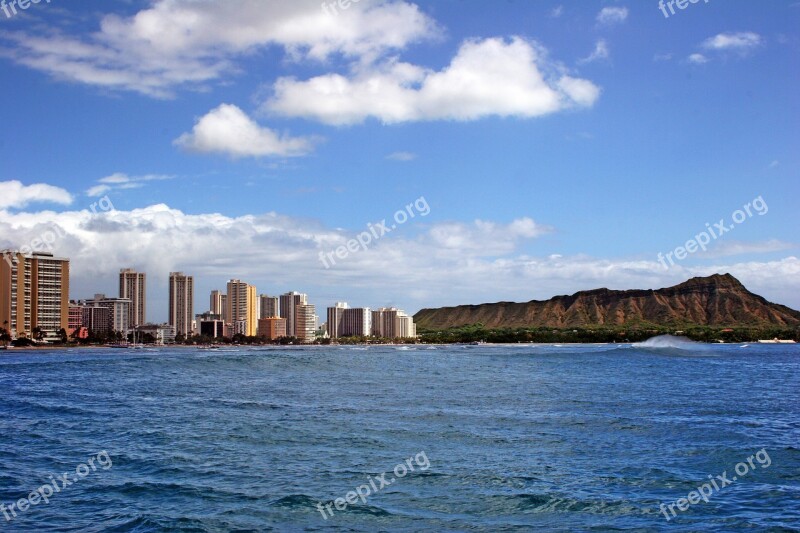 Hawaii Diamond Head Honolulu Oahu Waikiki