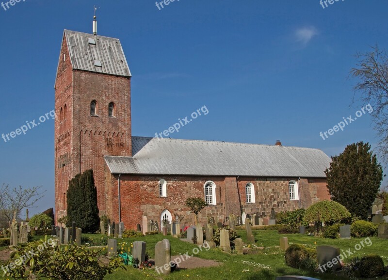 Church St Laurenti Süderende Föhr Nordfriesland