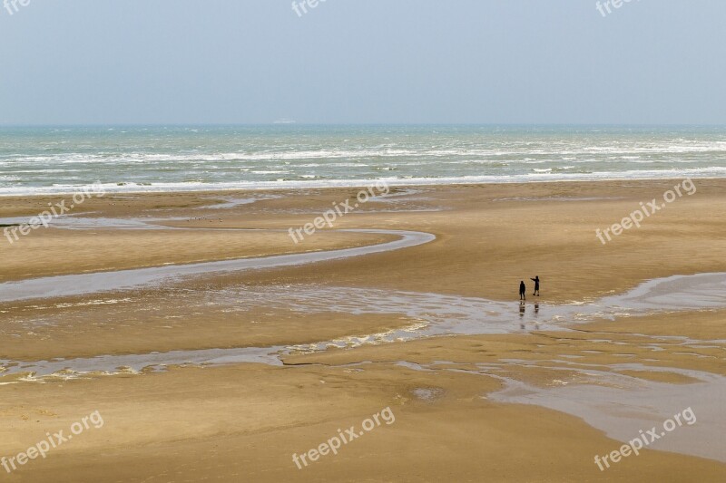 Beach France Sea Ebb Coast