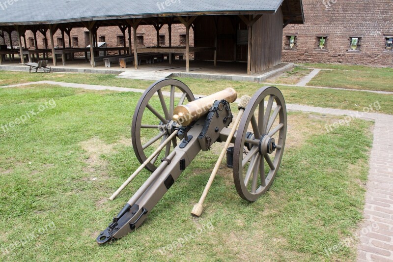 Confederate Cannon Fort James Jackson Cannon Civil War Aimed