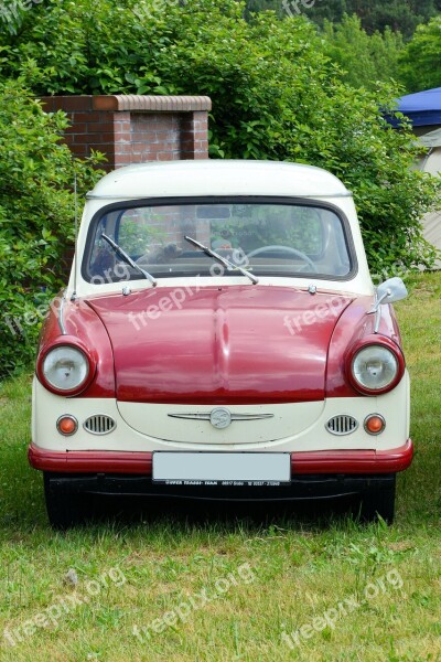 Auto Old Historically Trabant 500 Eastern Mobile