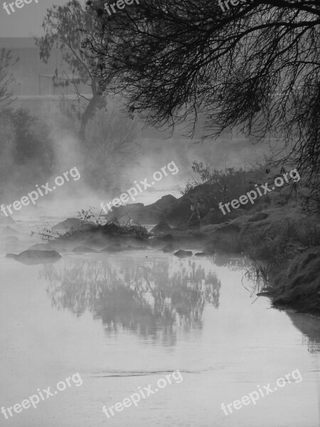 Apies River Pretoria Winter Morning Free Photos