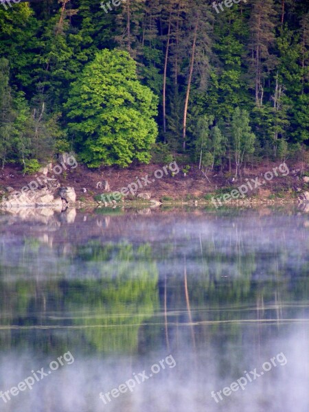 Bavaria Upper Palatinate Lake Lichtspiel Purple