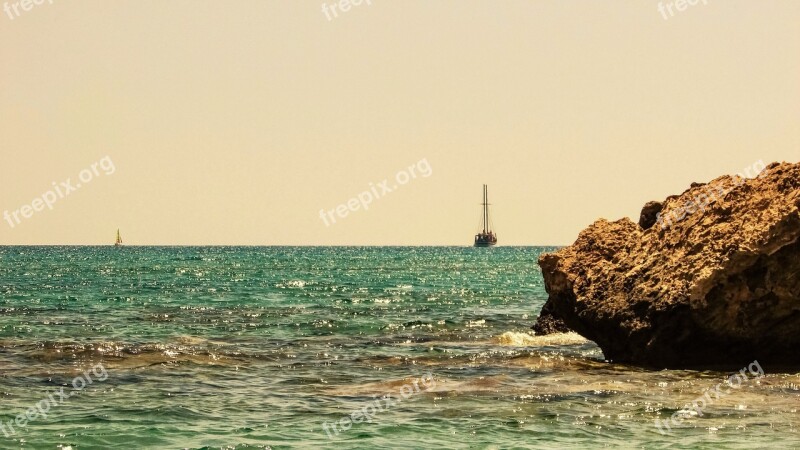 Cyprus Kappari Coast Sea Seascape