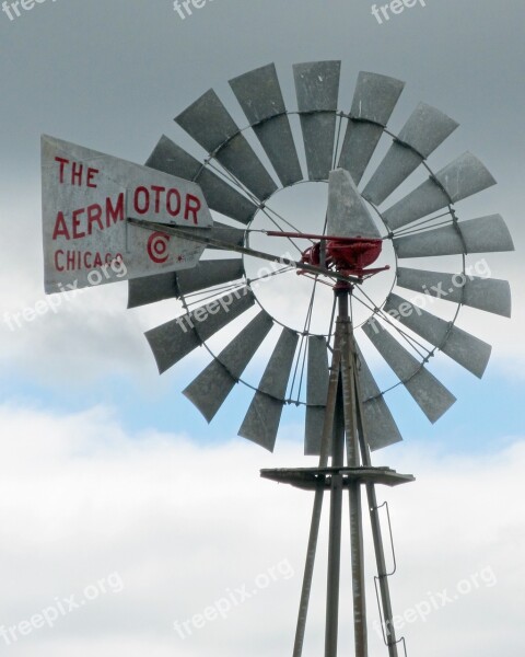 Windmill Iowa Wind Agriculture Energy