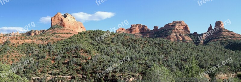 Sedona Arizona Red Rocks Buttes Desert