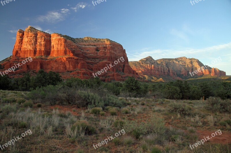 Sedona Arizona Red Rocks Buttes Desert