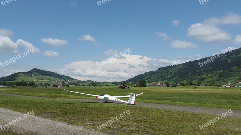 Gliding Glider Glider Pilot Aircraft Start