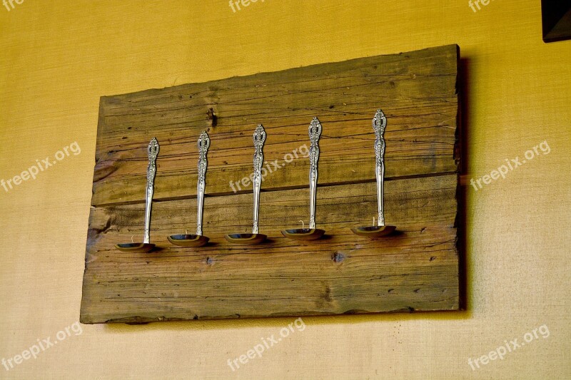 Ladles Box Framework Wall Kitchen