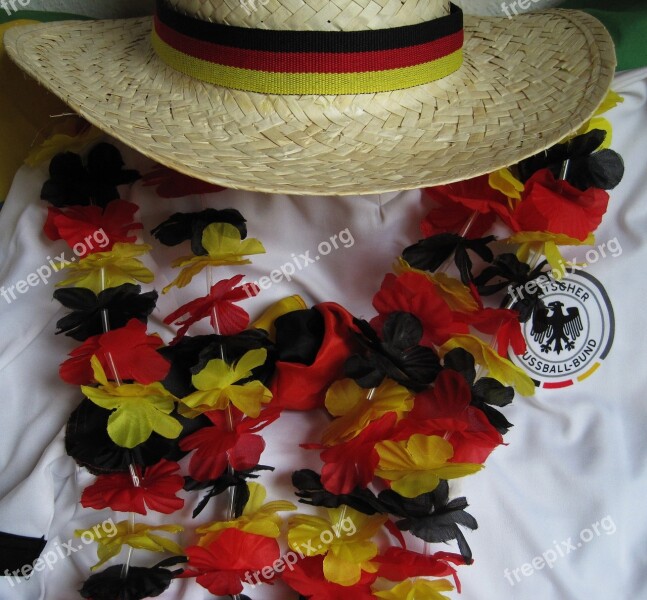 Football Fever Black Red And Gold Garland Football Jersey Football Germany