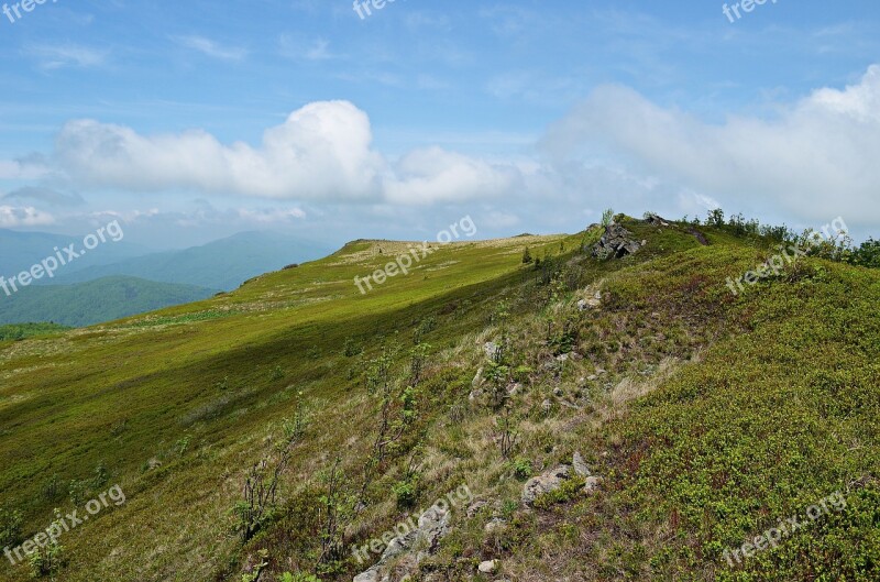 Mountains Landscape Bieszczady Nature Top View