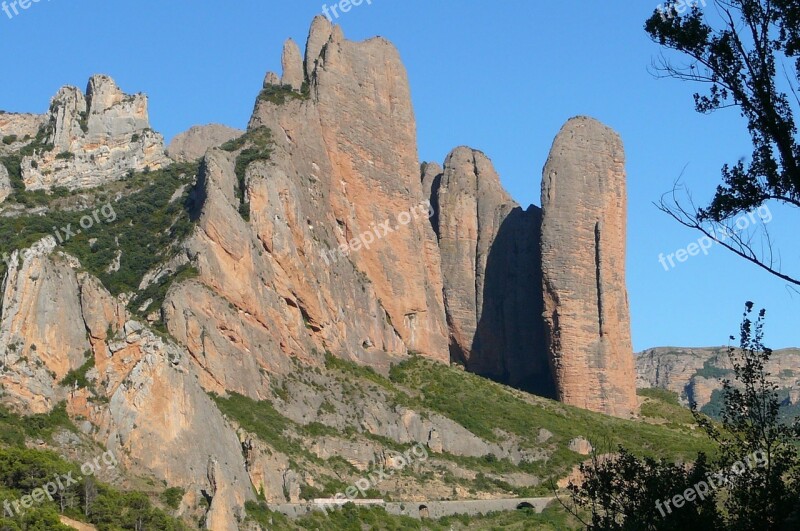 Nature Rocks Landscape Pierre Spain