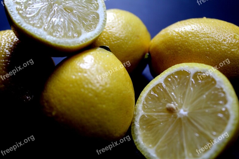 Lemon Lemonade Fruit Glass Drink