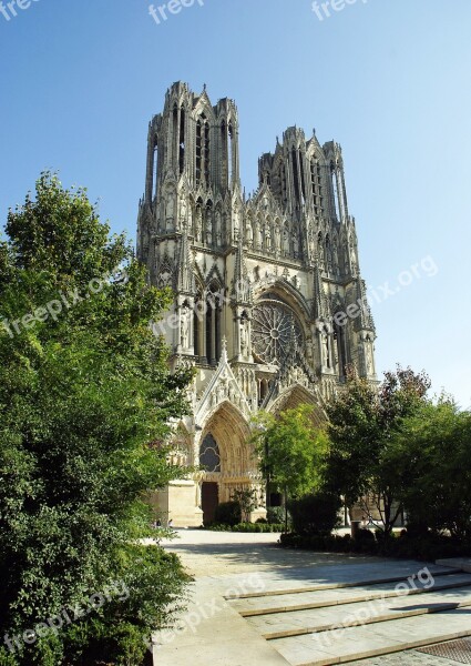 Reims Cathedral Parvis Tours Gothic