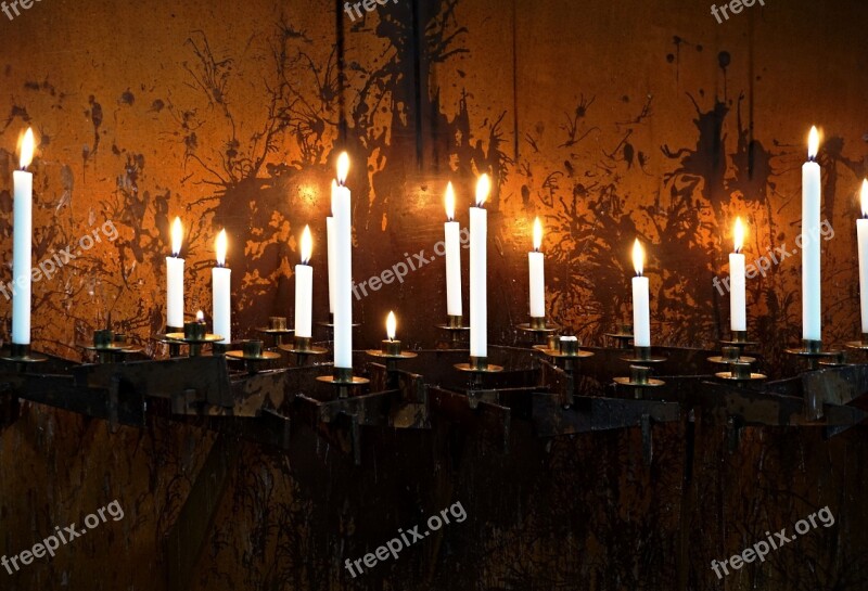 Candles Light Candlestick Candlelight Dark