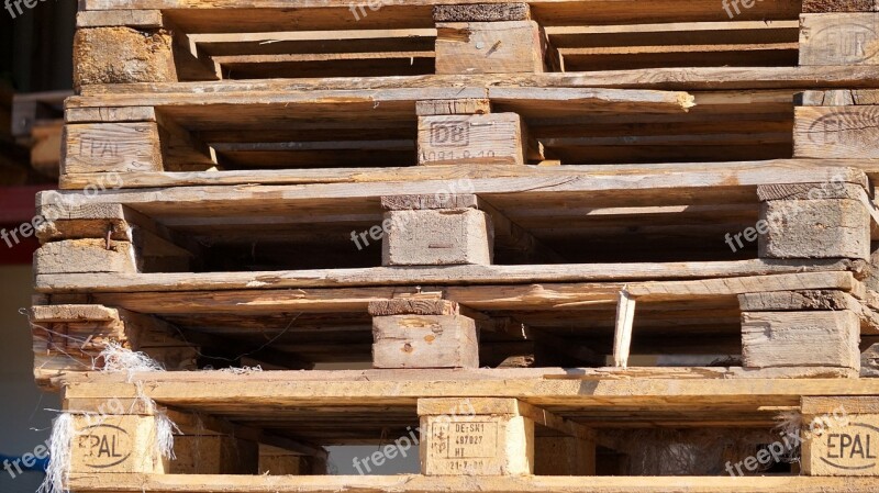 Pallets Wood Euro Pallets Wooden Pallets Stacked