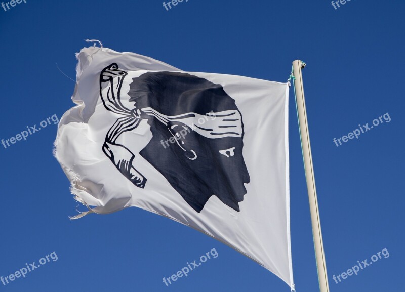 Corsican Flag Banner Free Photos