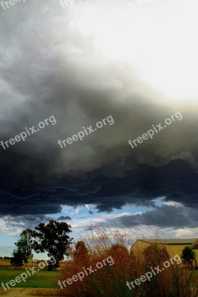 Storm Weather Clouds Thunderstorm Atmosphere