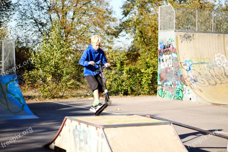 Skater Akterpark Skating Youth Skateboard