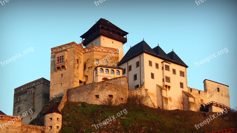 Castle Trenčín Slovakia Architecture Free Photos