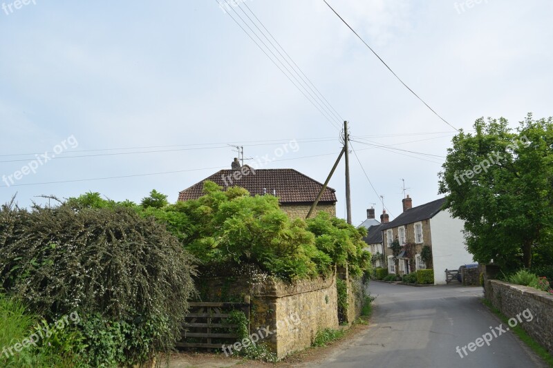 Small Street England Netherbury Houses