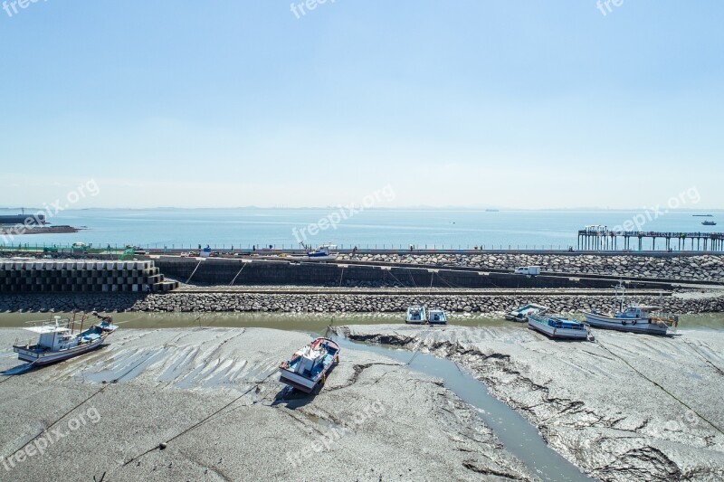 Sea Dock Times Sky Landscape