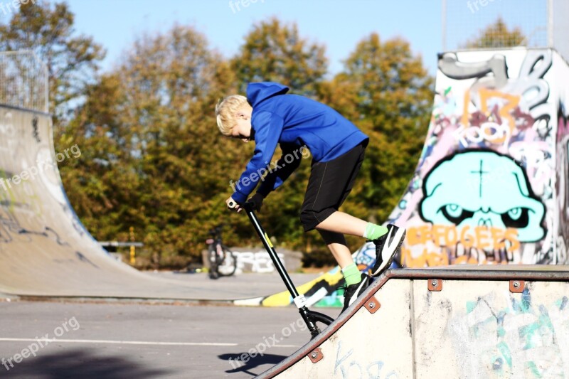 Skater Akterpark Skating Youth Skateboard