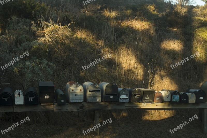 Mailbox Mail Field Country Post