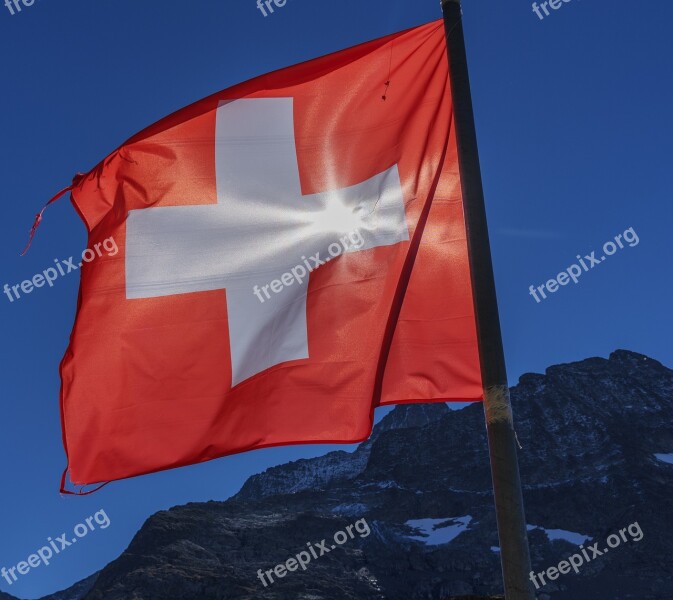 Switzerland Flag Switzerland Suisse Free Photos