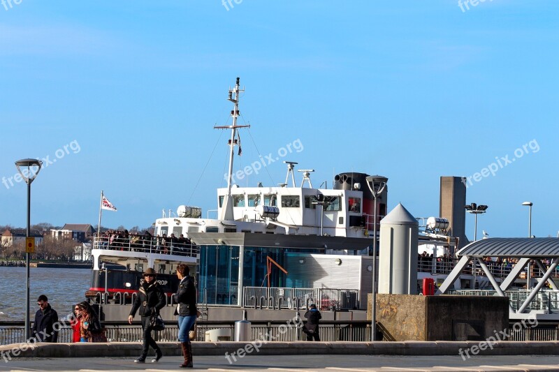 Liverpool Ferry Cross The Mersey Ferry Mersey River