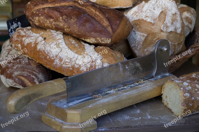 Breads Bakery Knife Flour Crust