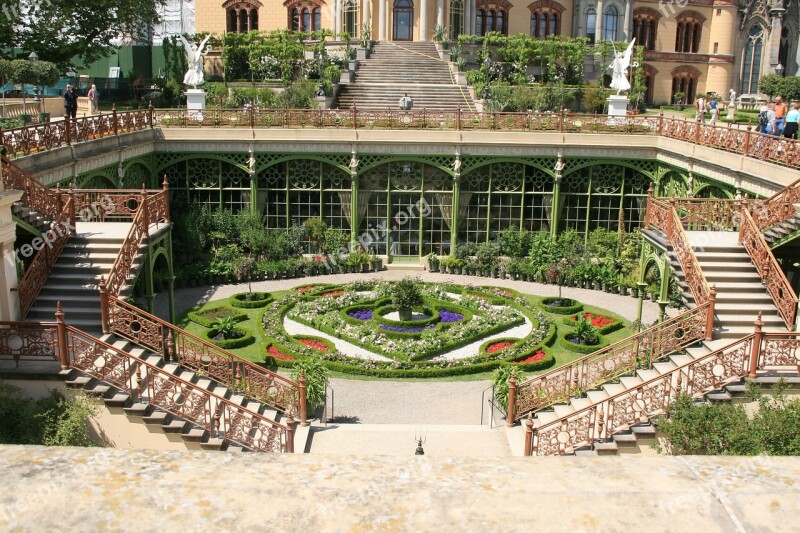 Castle Garden Schwerin Mecklenburg Western Pomerania Architecture Places Of Interest