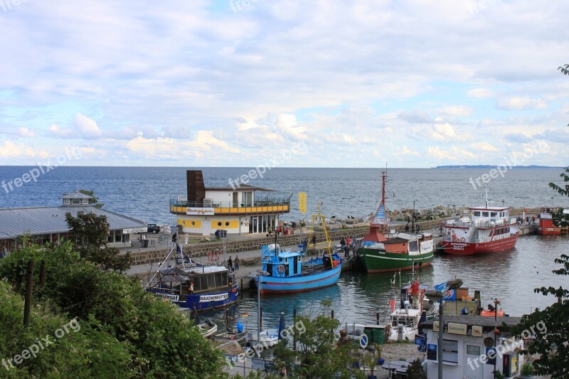 Fishing Port Sassnitz Rügen Baltic Sea Sea