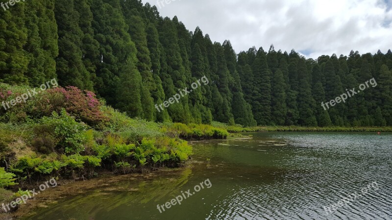 San Miguel Azores Portugal Island Lake