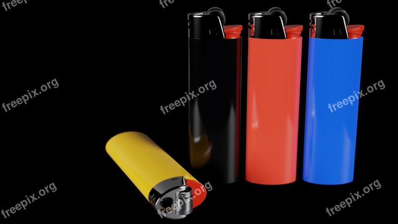 Render 3d Design Graphics Lighters