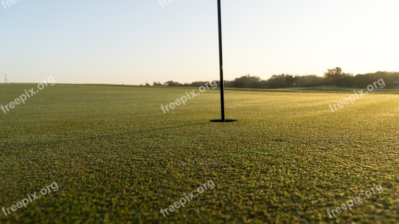 Golf Golf Course Golfing Green Grass