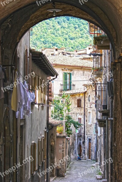 Arc Alley Houses Ancient Historical Centre