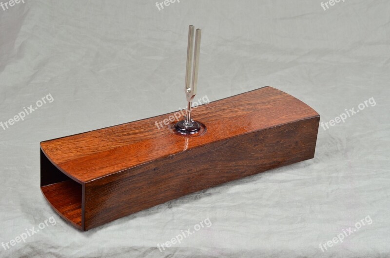 Tuning Fork Sound Box 440 Hertz Wood Free Photos