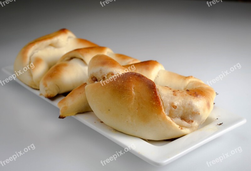 Appetizers Stuffed Bread Pastry Savory Free Photos