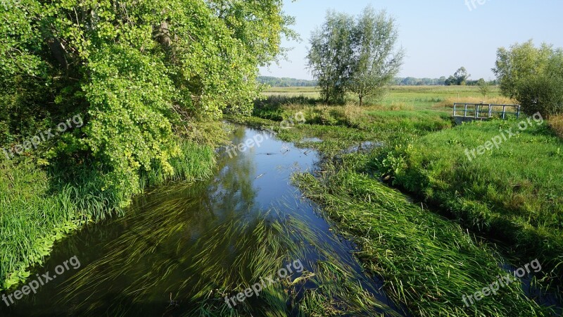 Landscape Nature Bode River Scenic