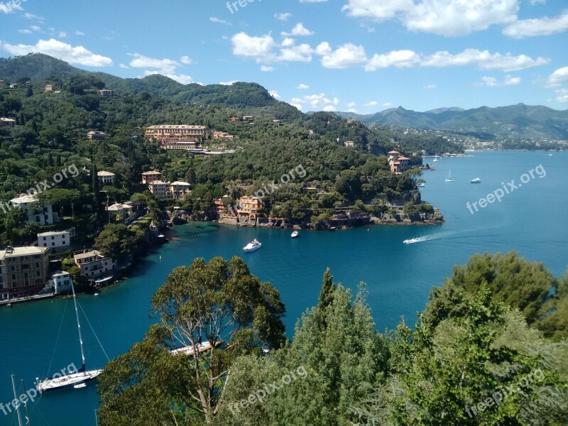 Portofino Italy Fishing Village Vela Bay