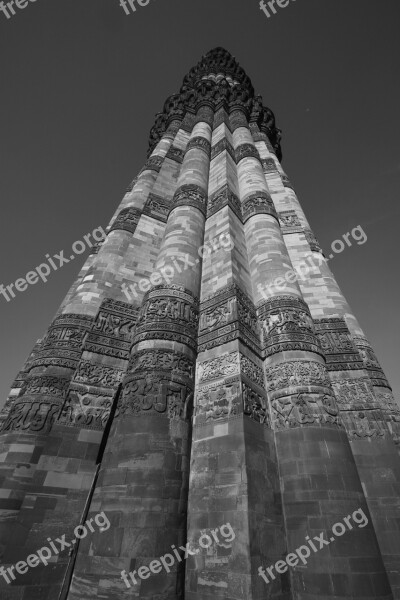 India Qutab Minar Delhi Travel Monument