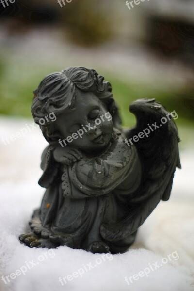 Angel Figure Guardian Angel Sculpture Faith